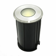 Faretto LED 12V 24V calpestabile tondo 1W segnapassi incasso terreno giardino IP68 LUCE 3000K