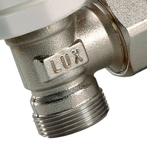 Valvola a squadra da 3/8 termostatizzata per tubo rame/multistrato