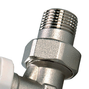 Valvola diritta per radiatori termoregolabile per rame/plastica