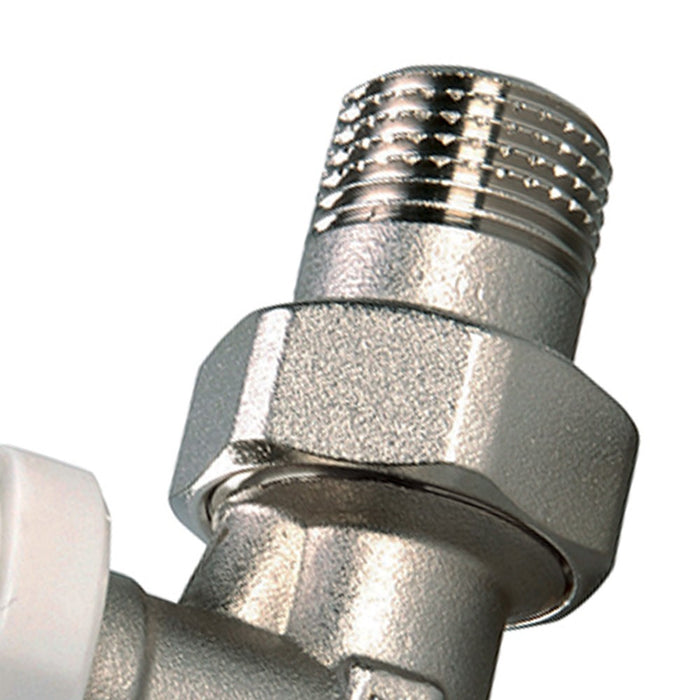 Valvola diritta per radiatori termoregolabile per rame/plastica