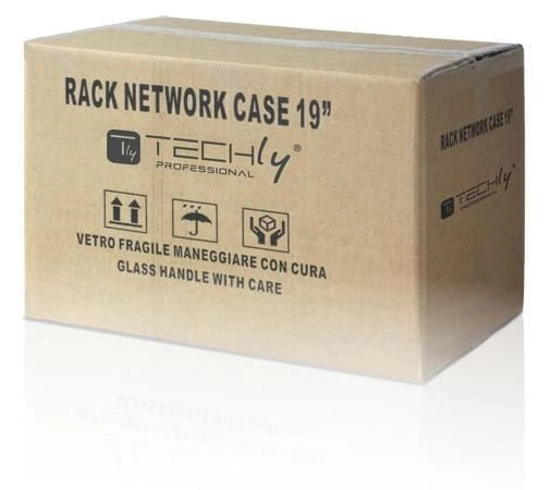 Armadio Rack 19'' a Muro 9U prof. 320 Nero Assemblato