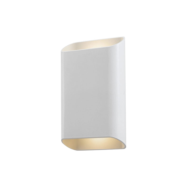 PLAK Applique a Parete LED 14W IP65 Biemissione 3000K CRI90 in Metallo Finitura Bianco - Illuminazione di Design per Interni Rossini Group