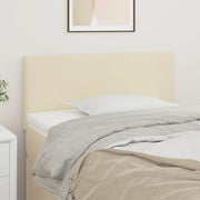 Testiera-Testata-Testiera Decorativa Crema 100x5x78/88 cm in Similpelle