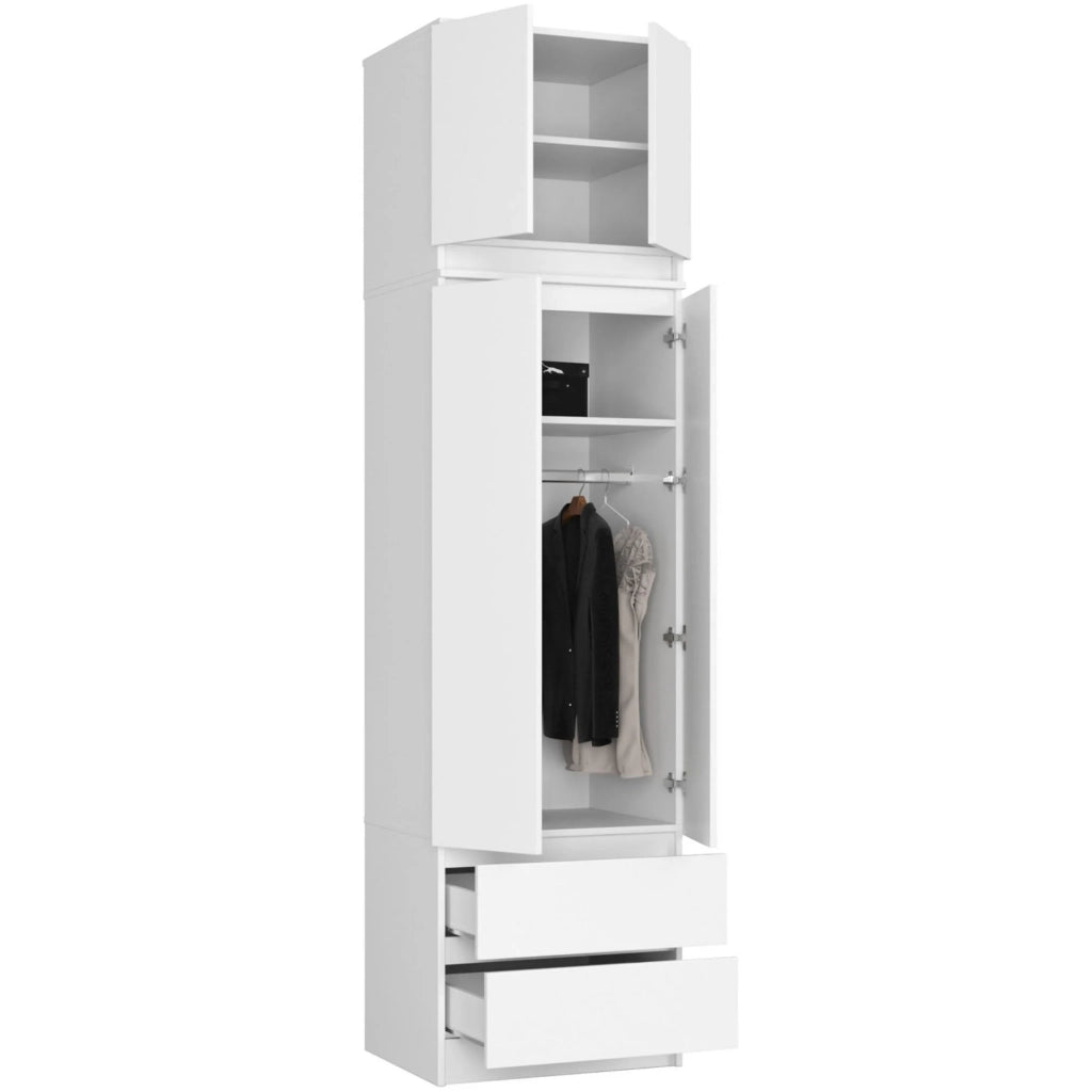Sopralzo per armadio AKORD S60 Bianco 60 cm 2 ante 60x51x55 cm