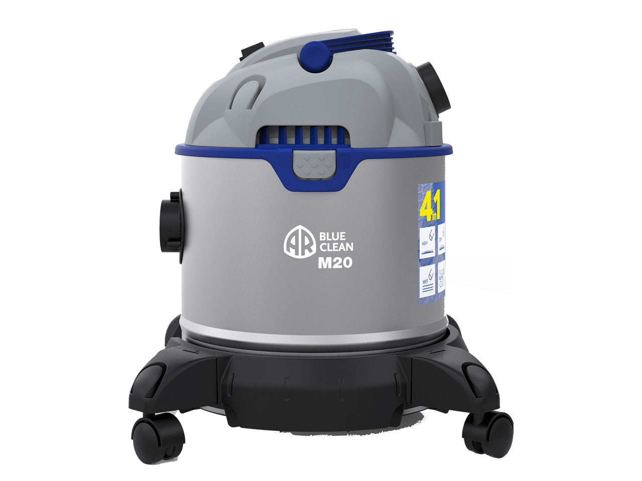 Aspira cenere fusto in acciaio 4 funzioni ANNOVI REVERBERI M20 da 20lt - 52013