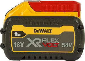 BATTERIA AL LITIO DEWALT 18/54V - 9 AH XR FLEX VOLT - DCB547-XJ