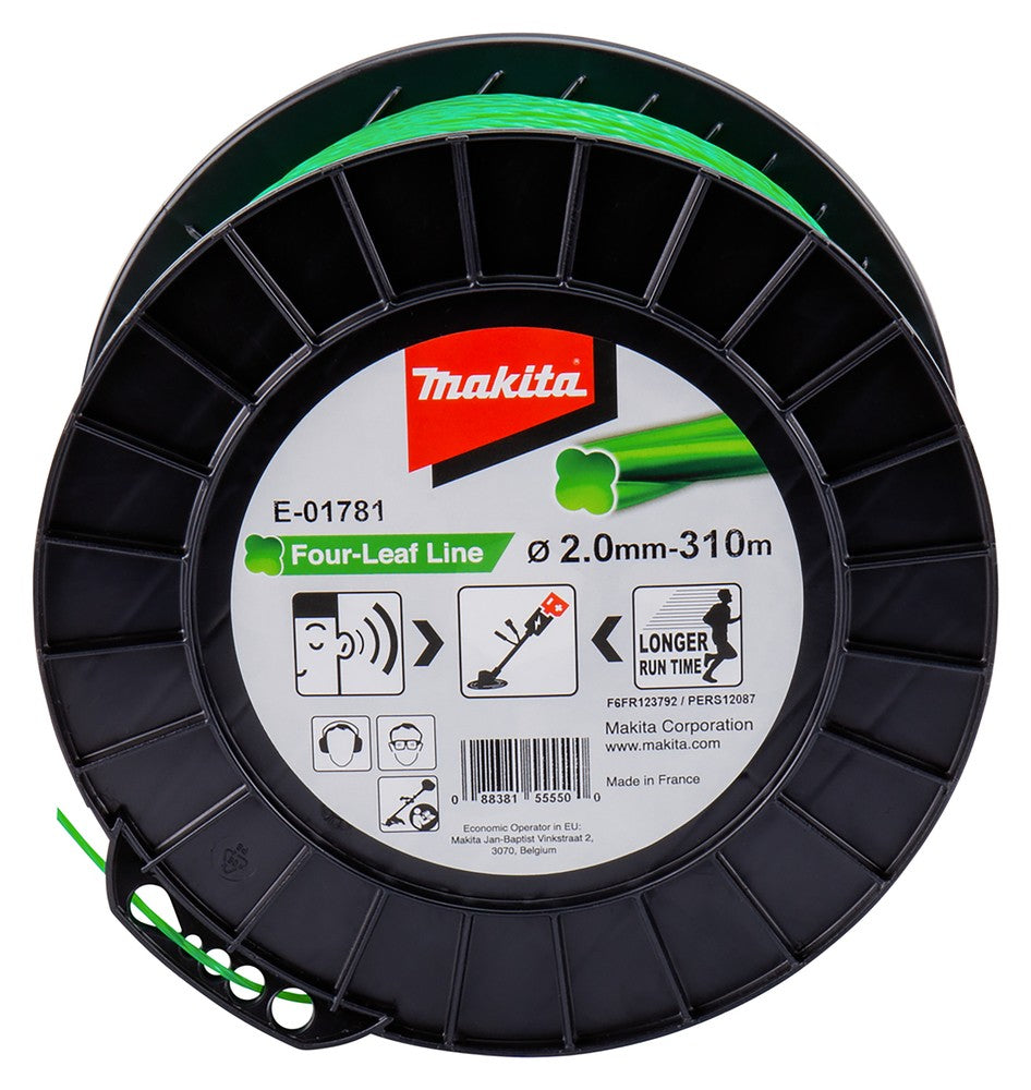 BOBINA DI FILO PER DECESPUGLIATORE 2mm X 310 METRI MAKITA - E-01781