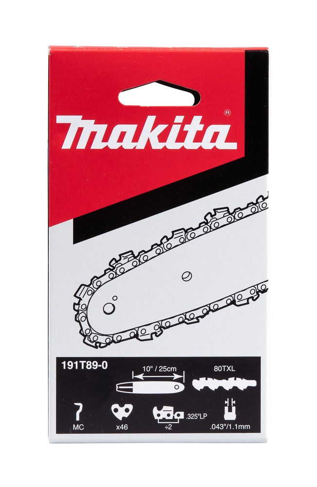 Catena per barre 25cm 46 maglie 80TXL Makita 191T89-0