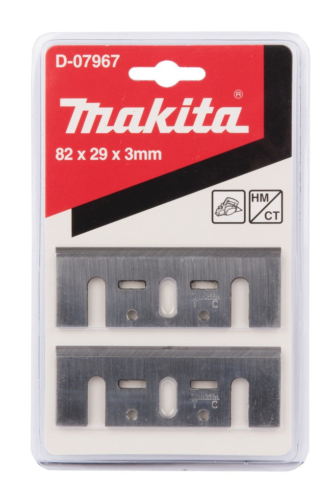 COLTELLI MAKITA T.C.T. LUNGHI 82mm , 2 PEZZI - D-07967