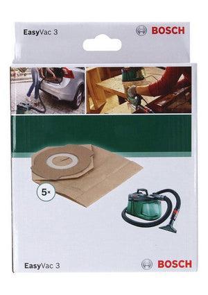 CONFEZIONE 5 SACCHI DI RICAMBIO BOSCH HOBBY PER ASPIRATORI 2609256F34