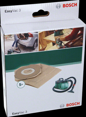 CONFEZIONE 5 SACCHI DI RICAMBIO BOSCH HOBBY PER ASPIRATORI 2609256F34