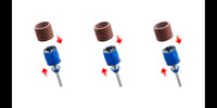 DREMEL® EZ SpeedClic: Mandrino e cilindri per levigatura (SC407) - 2615S407JA
