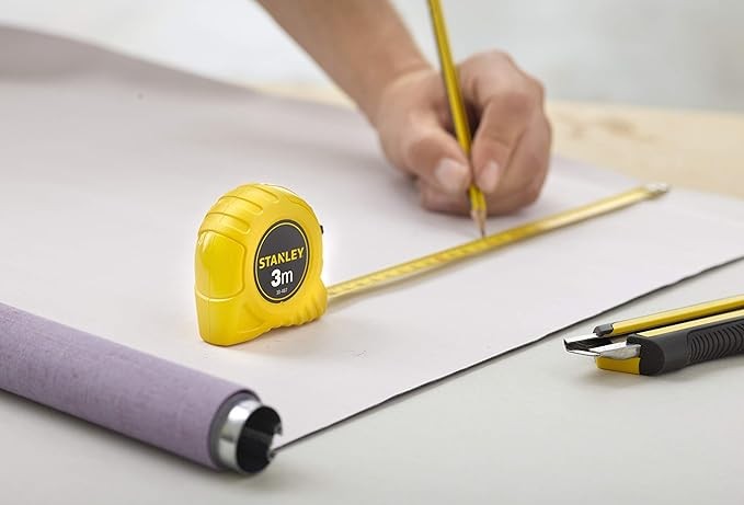 FLESSOMETRO 3 METRI RESISTENTE IN TYLON STANLEY - 0-30-487