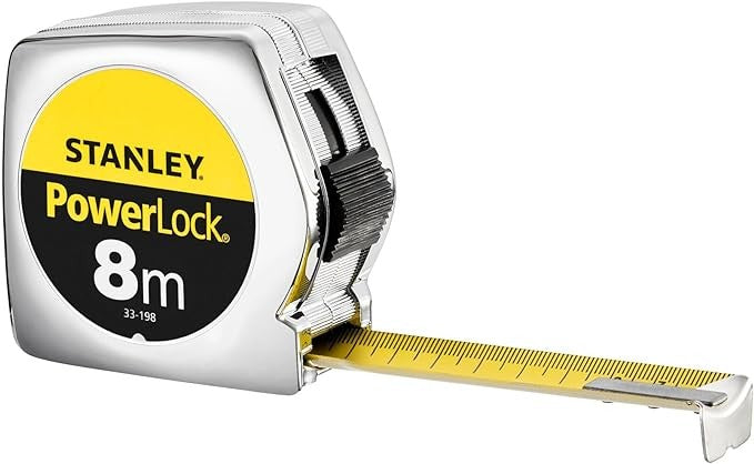 FLESSOMETRO STANLEY POWERLOCK 8 METRI 0-33-198