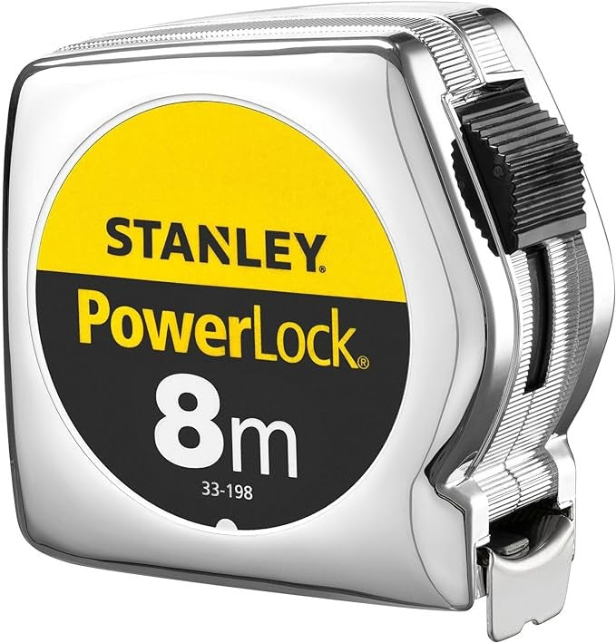 FLESSOMETRO STANLEY POWERLOCK 8 METRI 0-33-198