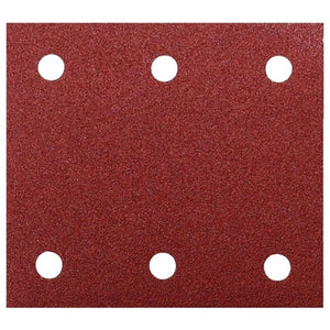 FOGLI DI CARTA ABRASIVA MAKITA 114X102mm GRANA 80, 10 PEZZI - P-33102