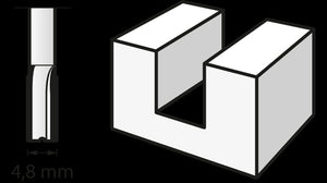 Fresa (HSS) 4,8 mm (652) DREMEL - 2615065232