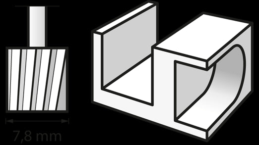 Fresa ad alta velocità 7,8 mm (115) DREMEL - 26150115JA