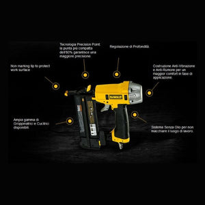 GROPPINATRICE PNEUMATICA DEWALT PER CHIODI DA 15-50mm - DPN1850PP