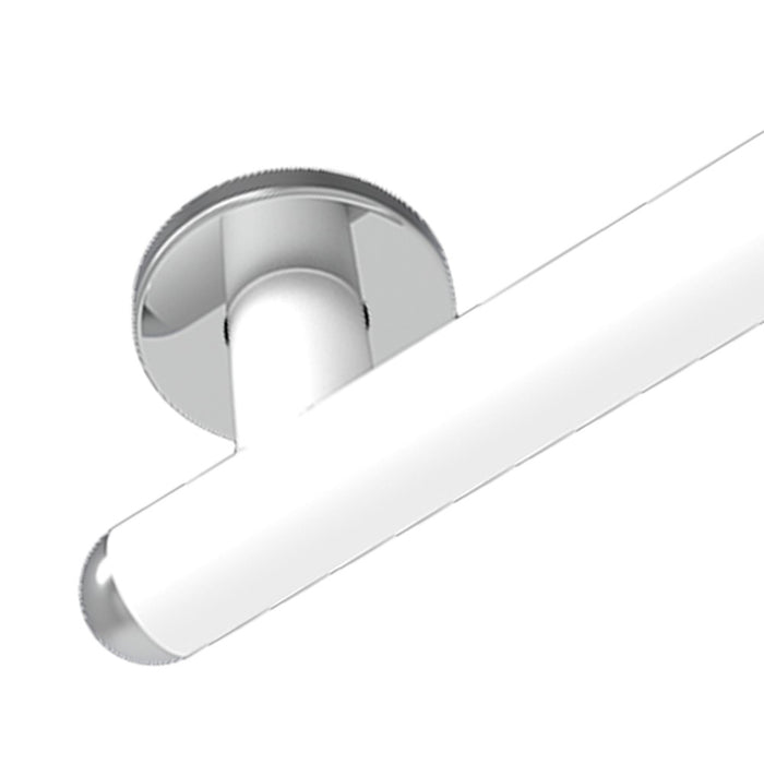 Porta rotolo serie giotto inox bianco opaco