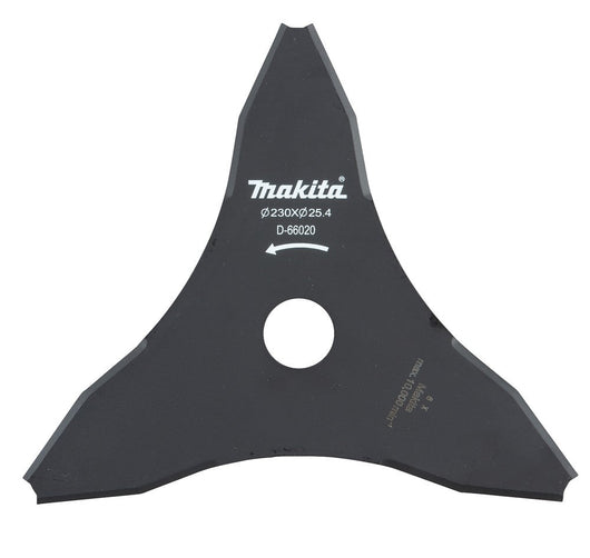 LAMA IN METALLO PER DECESPUGLIATORI MAKITA, 3 DENTI D. 230mm - D-66020