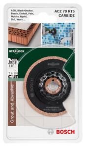 Lama multifunzione Bosch Starlock ACZ 70 RT5 CARBIDE - 2609256975