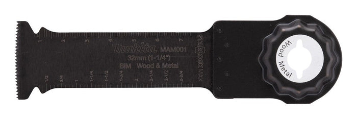 Lama multifunzione Makita tagli affondamento Starlock Max legno metallo B-66400