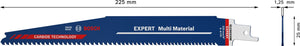 LAMA PER SEGA A GATTUCCIO BOSCH EXPERT MULTI MATERIAL  S1156XHM - 2608900391
