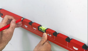 LIVELLA MANUALE 70cm CON BOLLE KAPRO 108 PER INSTALLATORI - 108
