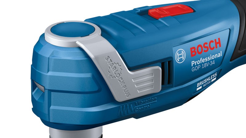 Multifunzione a batteria Bosch 18V Brushless Starlock PLUS, GOP 18V-34 - 06018G2001