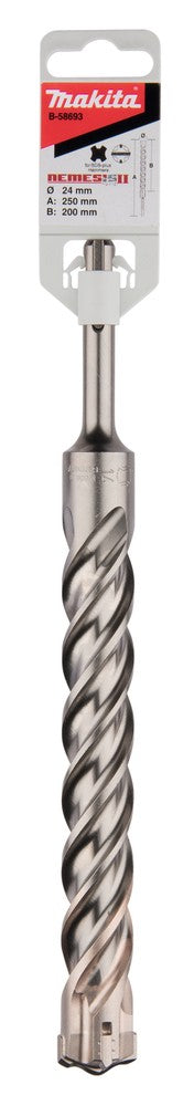 PUNTA MAKITA SDS-PLUS D.24mm X200/250mm NEMESIS II - B-58693