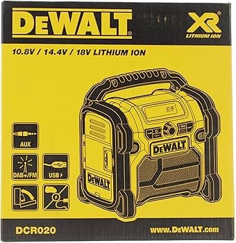 RADIO DA CANTIERE DEWALT 12V-18V - DCR019