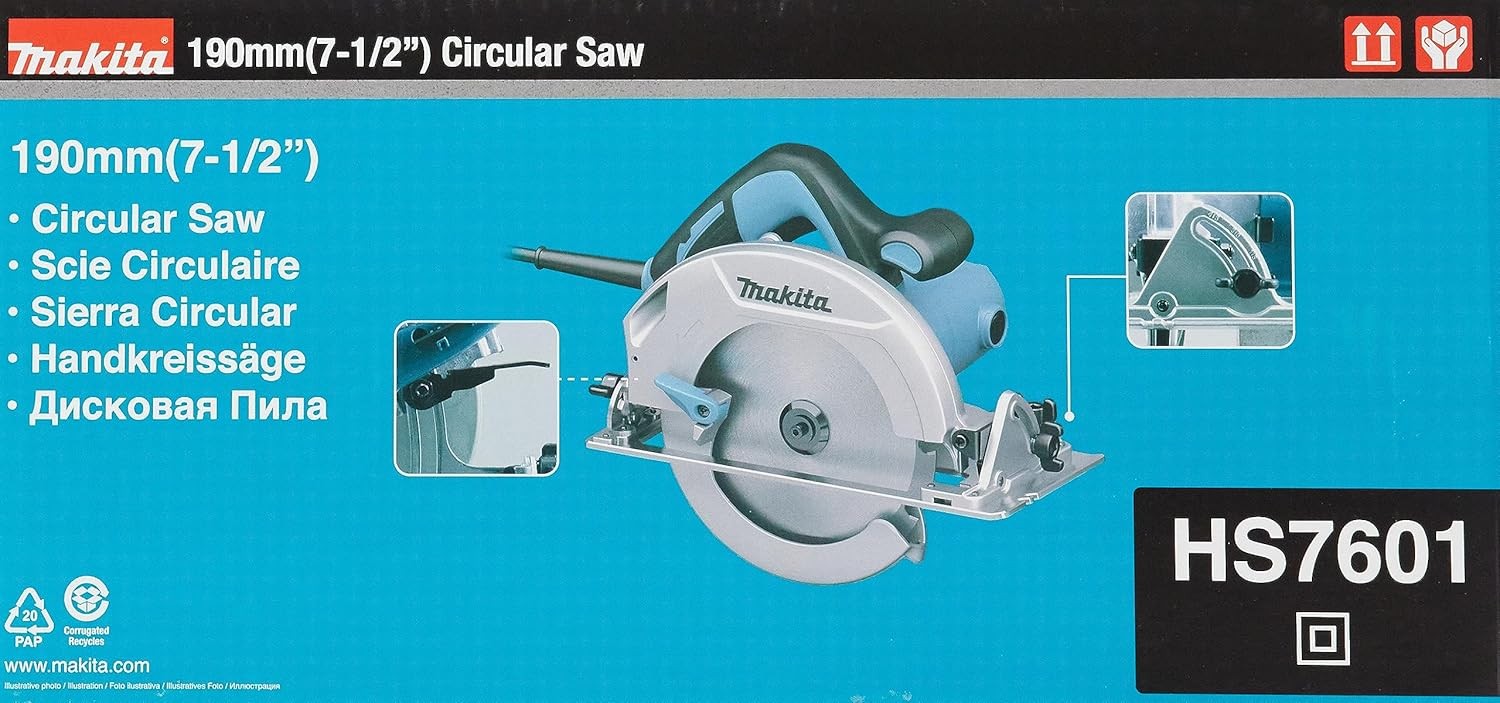 SEGA CIRCOLARE MAKITA DIAMETRO 190mm 1200W - HS7601