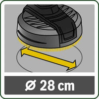 SET SPAZZOLA AQUASURF 280 PER PULIZIA PORTICATI BOSCH HOME & GARDEN F016800466