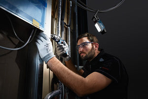 Torcia a batteria Bosch 10 LED solo corpo 330 lumen GLI 12V-330