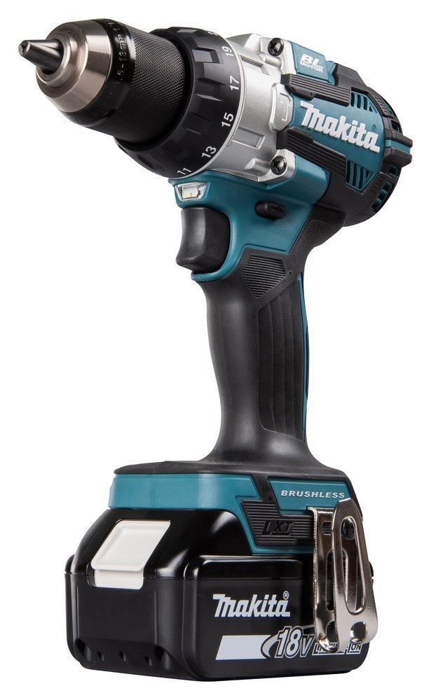 Trapano Makita a batteria con percussione 18V brushless 73nm completo DHP489RTJ