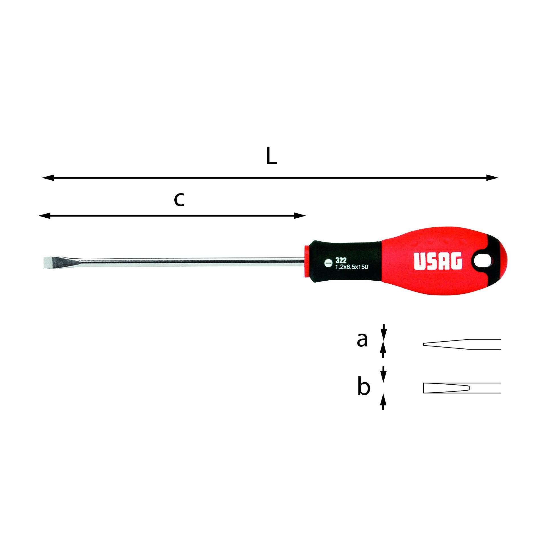USAG GIRAVITI PER VITI CON INTAGLIO D. 0,4x2x50 U03220025