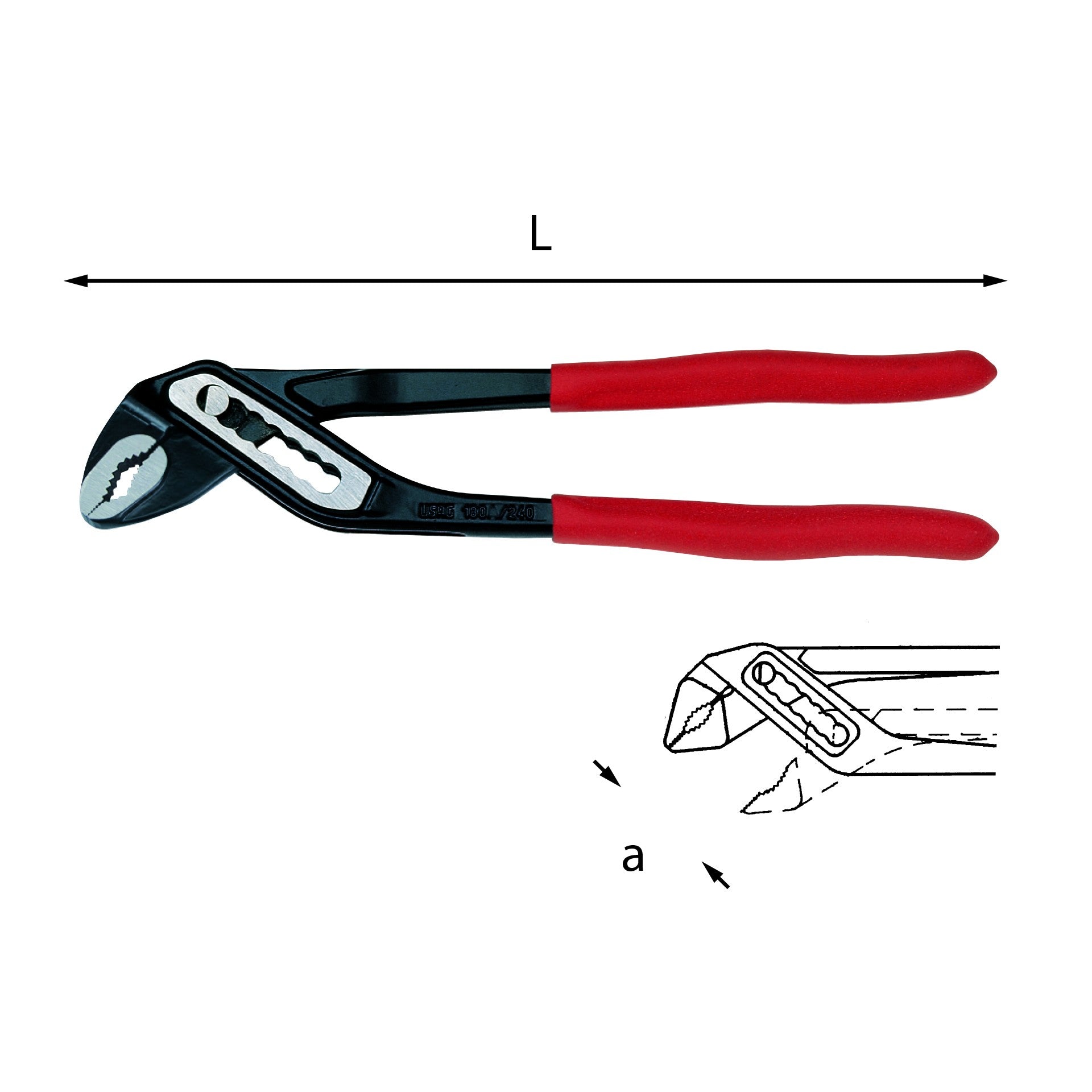 USAG PINZE REGOLABILI A CERNIERA CHIUSA U01800010