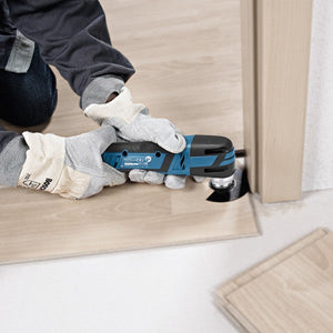 Utensile multifunzione Bosch a batteria 12V con batterie e accessori GOP 12V-28