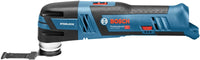 Utensile multifunzione Bosch a batteria 12V con batterie e accessori GOP 12V-28