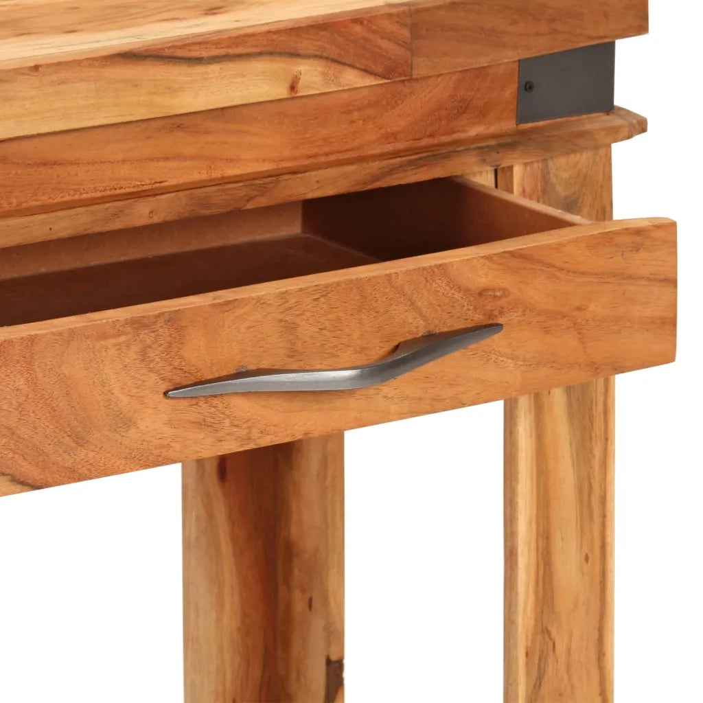 Tavolo Console 110x34x74 cm in Legno Massello di Acacia cod mxl 29999