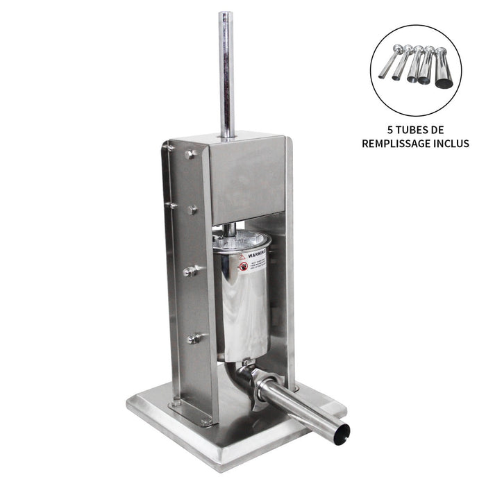 Insaccatrice Manuale 3L per Salsicce Macchina Professionale in Acciaio Inox