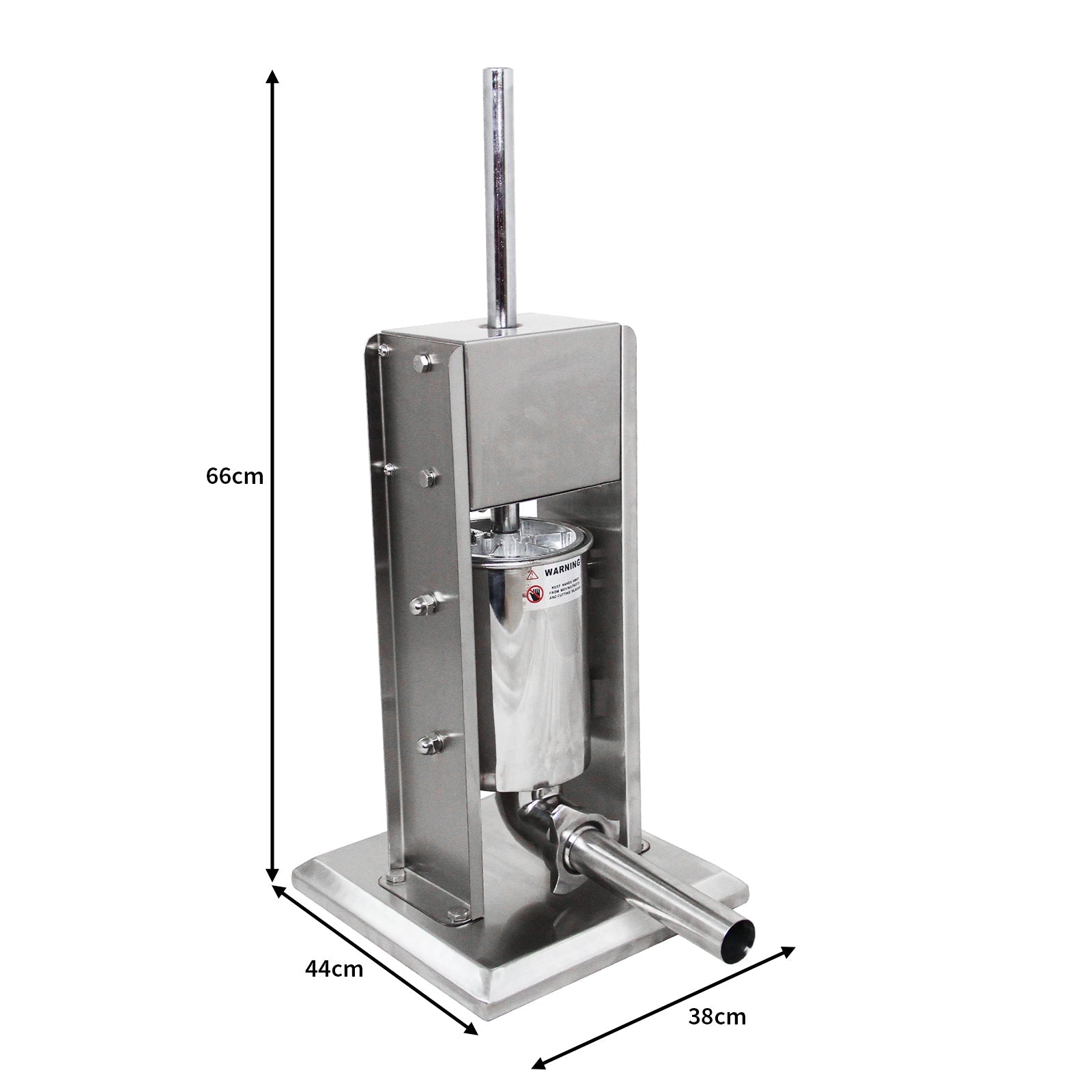 Insaccatrice Manuale 5L per Salsicce Macchina Professionale in Acciaio Inox