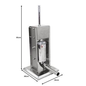 Insaccatrice Manuale 5L per Salsicce Macchina Professionale in Acciaio Inox
