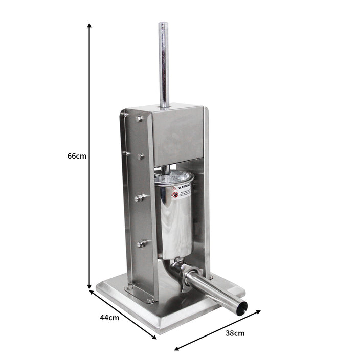 Insaccatrice Manuale 5L per Salsicce Macchina Professionale in Acciaio Inox