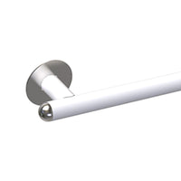 Maniglia bagni disabili cm50 sinistra giotto inox bianco opaco