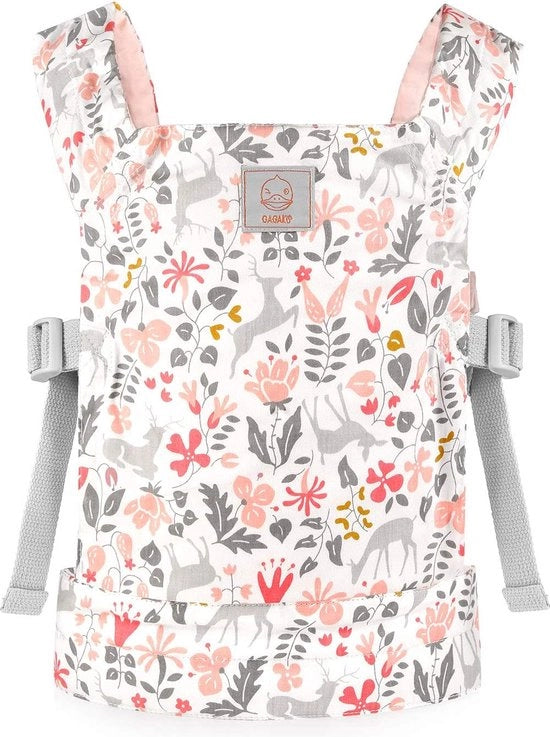 Porta bambina, per davanti e dietro, anche portabimbo, per bambine piccole, 1, rosa