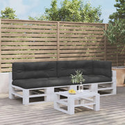 Cuscini per Pallet 5 pz Neri in Tessuto 3217138