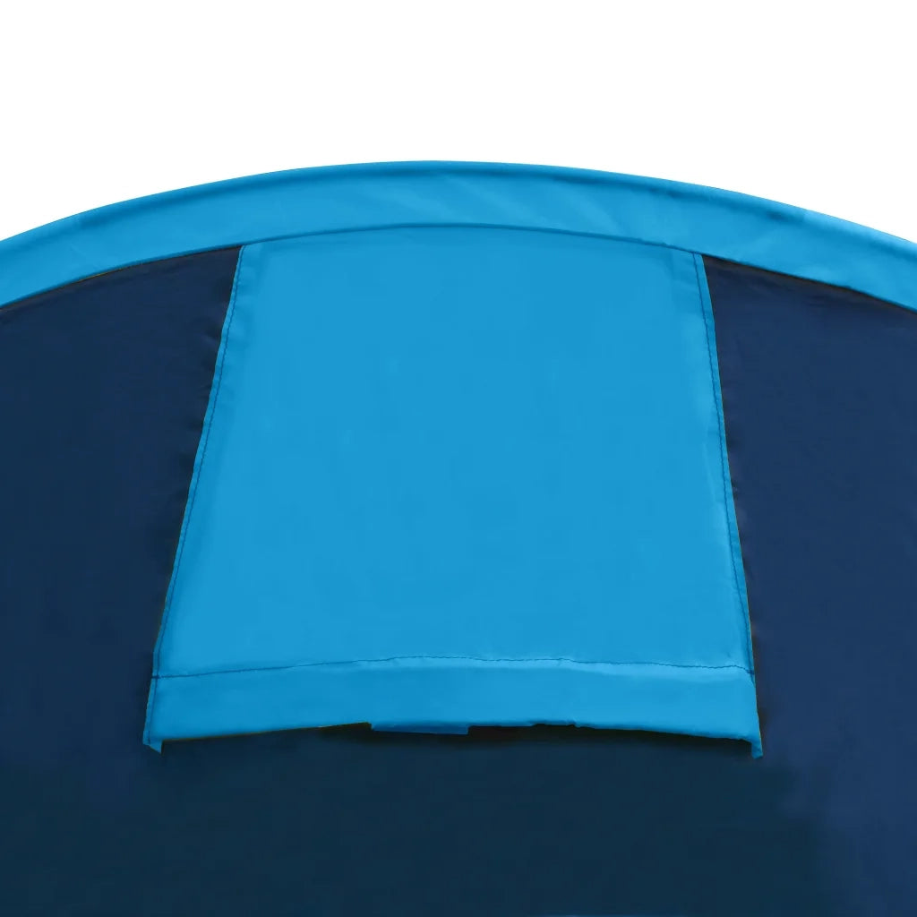 Tenda da Campeggio per 4 Persone Blu Marino/Azzurro 90515