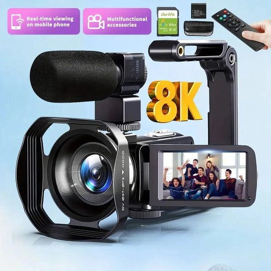 Drone Mini con Fotocamera 12MP a Flusso di Cassa - Rilevamento Automatico per Foto di Alta Risoluzione e Video 2K - Colore Blu